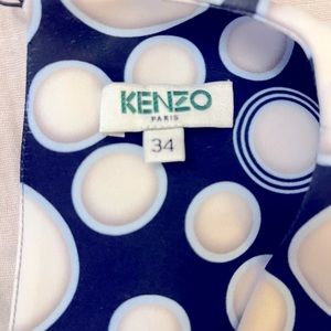 Women’s designer tank blouse from Kenzo.